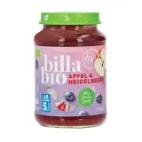 Puree with apples and blueberries BILLA BIO, 190 g