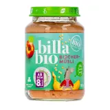 Whole grain oat flakes puree with bananas and apples BILLA BIO, 190 g