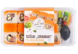 Sushi URAMAKI with salted salmon and caviar, 280 g