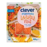 Cold smoked sliced salmon fillet CLEVER, 100 g