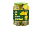 Sliced pickles WELL DONE, 695 g