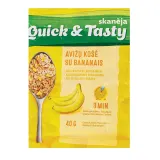 Oatmeal with bananas