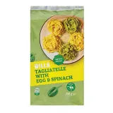 Egg and spinach tagliatelle
