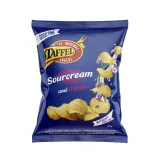 Чипсы TAFFEL SOUR CREAM & ONION CHIPS, 130 г