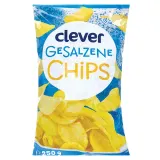 Чипсы картофельные с солью CLEVER, 150 г