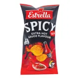 Чипсы картофельные со вкусом острого соуса нарезка волнами ESTRELLA, 115 г