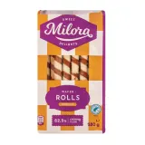 Wafer tubes with chocolate flavor filling MILORA, 280 g