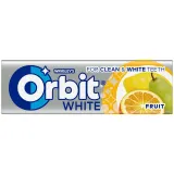 Chewing gum ORBIT WHITE FRUIT, 14 g
