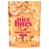 Bananų traškučiai NICE BITES, 100 g