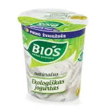Lactose-free organic yogurt BIOS, 3,8% fat, 370 g