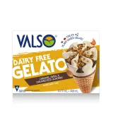Veg. cheese caramel edible ice cream VALSOIA, 300 g/468 ml