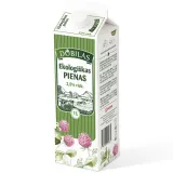 Органическое молоко DOBILAS, 2,5 %, 1 л