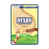 Sliced semi-hard cheese DVARO, 50 %, 150 g