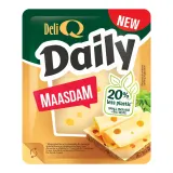 Maasdam cheese slices DELI Q DAILY, 100 g