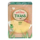 Sliced cheese ROKIŠKIO Tikras, 45%, 150 g