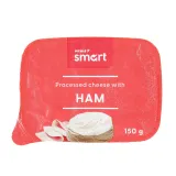 Spreadable processed cheese with ham RIMI SMART, 150 g