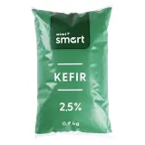 Кефир RIMI SMART, 2,5% жира, 0,9 кг
