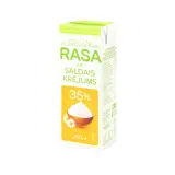Сливки RASA, UHT, 35% жира, 200 г