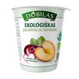 Ekol. йогурт с сливой DOBILAS, 3,1 %, 300 г