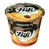 Yogurt with peach, flakes BIFI ACTIVE, 2 %, 200g