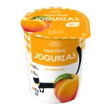 Yogurt VILVI with peach, 3.6% fat, 350 g