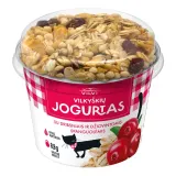 Yogurt VILVI with dried fruit and cranberry, 4.3%, 200 g