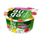 Ekol. yogurt with apricot, strawberry AUGA, 125 g