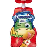 Yogurt. banana and strawberry snack DANONINO, 70g