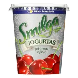 Yogurt with cherry pieces SMILGA, 3.3%, 380 g