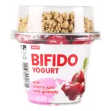Yogurt with cherry, granola BIFIDO RIMI, 200 g