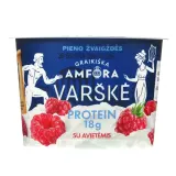 Cottage cheese with raspberry GREEK AMFORA, 0.8%, 200g