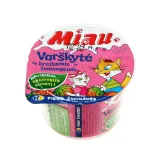 Eco cottage cheese with strawberries MIAU, 6%, 100 g