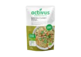 organic green curry stew with black rice