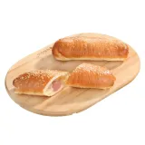 Bun with sausage and cheese filling, 110 g