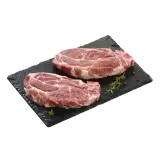 Chilled sliced pork chuck roll with bone, 1 kg