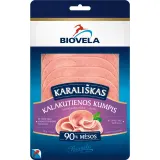 Boiled ROYAL turkey ham BIOVELA, 90 g