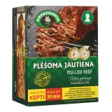 Boiled pulled beef vacuum-packed, 1 kg