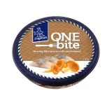 Salted Atlantic herring fillet with mushrooms ONE BITE, 210 g