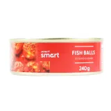 Fish balls RIMI SMART in tomato sauce, 240g
