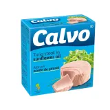 Whole tuna in sunflower oil CALVO, 160 g