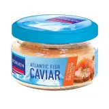 Caviar spread with smoked salmon sauce NORVEN, 160 g
