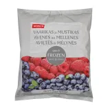 Raspberry-blueberry assortment, frozen, Rimi 400 g