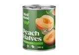 Peach halves in grape syrup WELL DONE, 810 g
