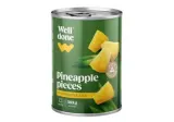 Pineapple pieces in syrup WELL DONE, 340 g