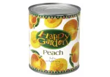 Консервированные персиковые половинки HAPPY GARDEN, 830 г