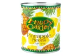 Canned pineapple pieces HAPPY GARDEN, 830 g