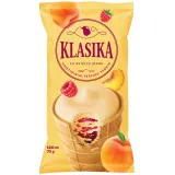 Peach ice cream, raspberry filling KLASIKA, 120 ml