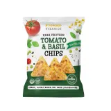 White potato and basil flavor chips POPCROP, 60 g
