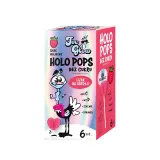 Raspberry flavored lollipop set JOE GLOW, 6x6 g