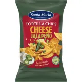 Corn Chips Spicy Jalapeno, SANTA MARIA, 185g